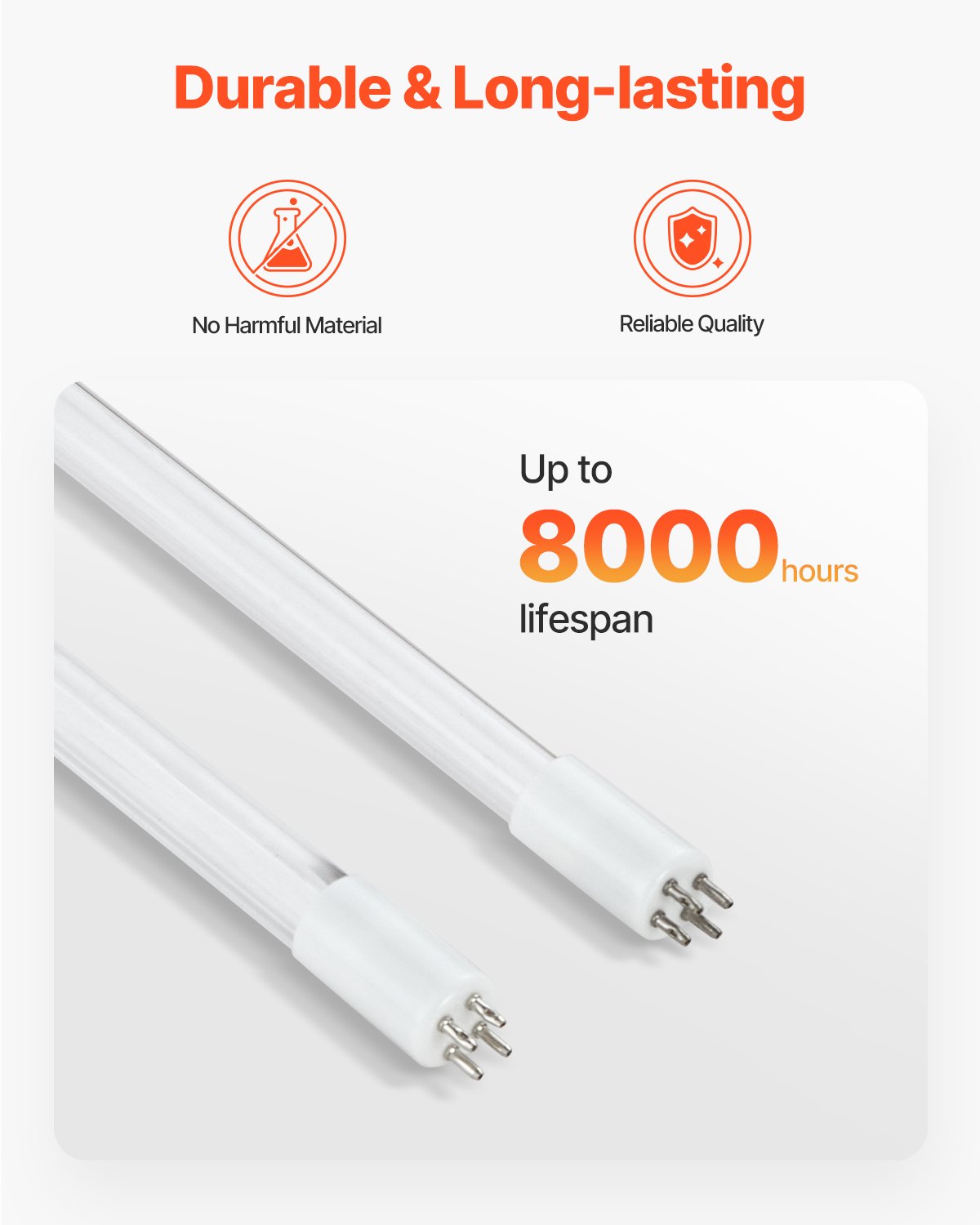 VEVOR UV Oczyszczacz wody 56 W 45,4 l/min Uniwersalny filtr do oczyszczania wody ultrafioletowej z obudową ze stali nierdzewnej, filtr UV do wody na cały dom z powłoką kwarcową, odpowiedni do prysznica/picia/czyszczenia