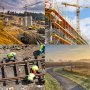 Statyw aluminiowy 1,65M + 5-sekcyjny 5-sekcyjny kij laserowy do obrotowego niwelatora laserowego