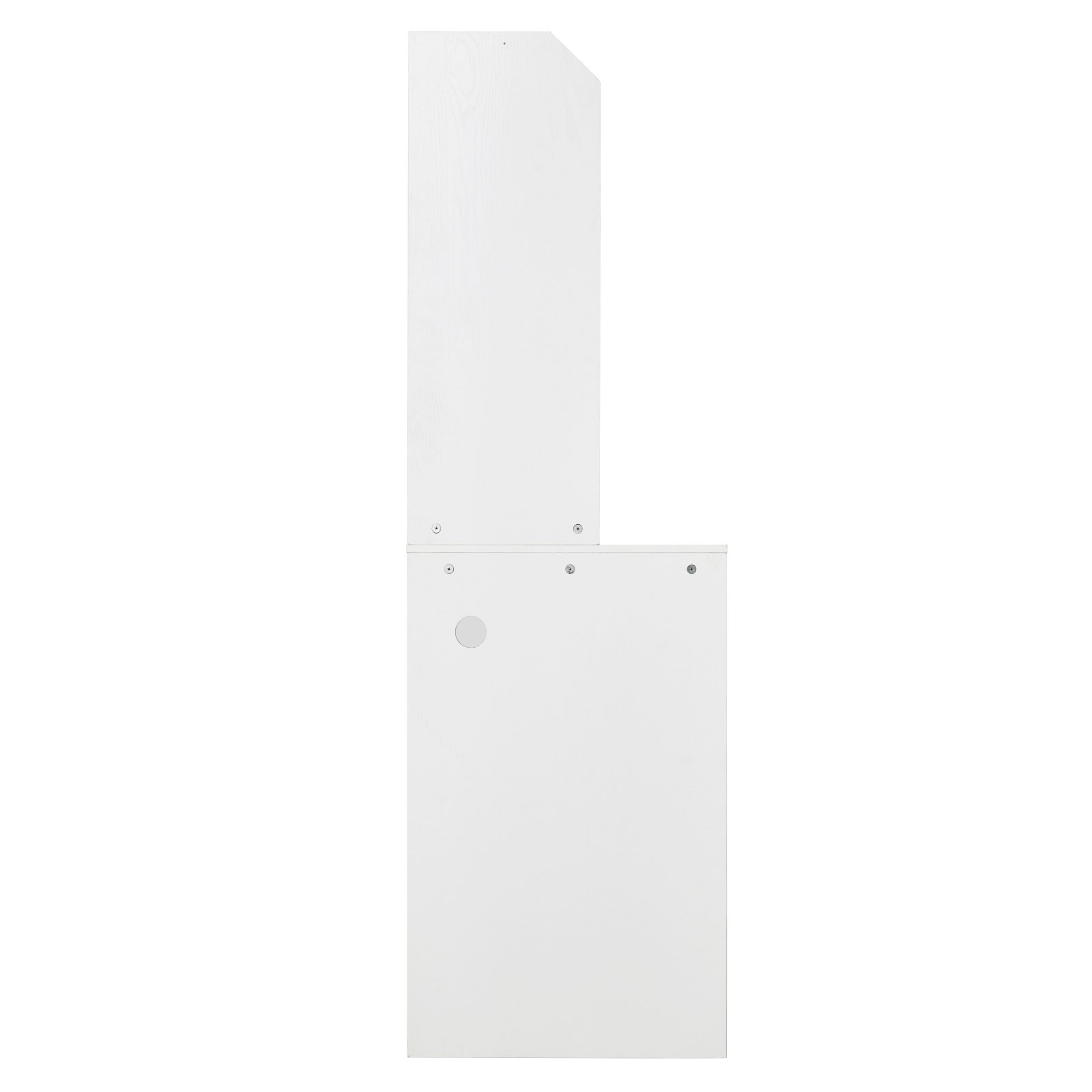 Szafka narożna VEVOR z 6-poziomowymi półkami, wielofunkcyjna (wysokość 1626 mm), z portami USB i gniazdkami oraz regulowanymi półkami, szafka kuchenna do salonu i pralni