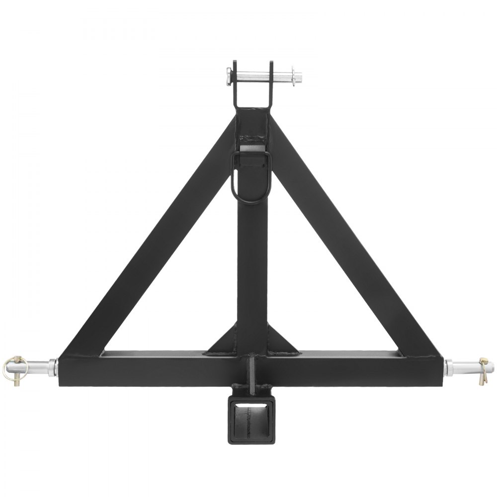 Trzypunktowy zaczep przyczepy VEVOR 634x608x165mm mocowanie trzypunktowe z przyczepą ciągnikową 5,08cm szyna polowa zaczep trzypunktowy ze stali węglowej do ciągników kategorii 1