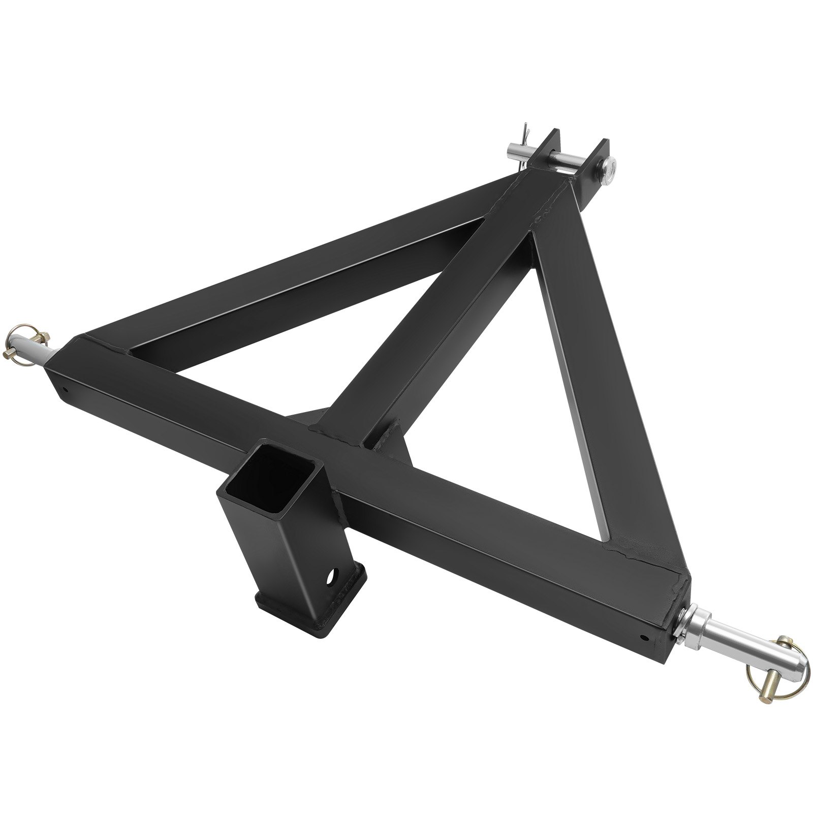Trzypunktowy zaczep przyczepy VEVOR 634x608x165mm mocowanie trzypunktowe z przyczepą ciągnikową 5,08cm szyna polowa zaczep trzypunktowy ze stali węglowej do ciągników kategorii 1