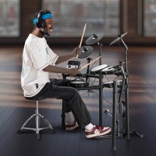 VEVOR Zestaw perkusji elektronicznych Perkusje elektroniczne 203,2 mm Perkusje E-Drums USB MIDI