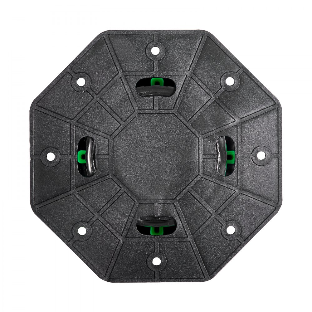 Wspornik VEVOR, wysokość regulowana od 90 do 118 mm, 8 szt. wsporników tarasowych, nośność 997,90 kg, stopka poziomująca, plastikowa podstawa do kostki brukowej, wspornik belki płytowej do drewna, betonu, metalu