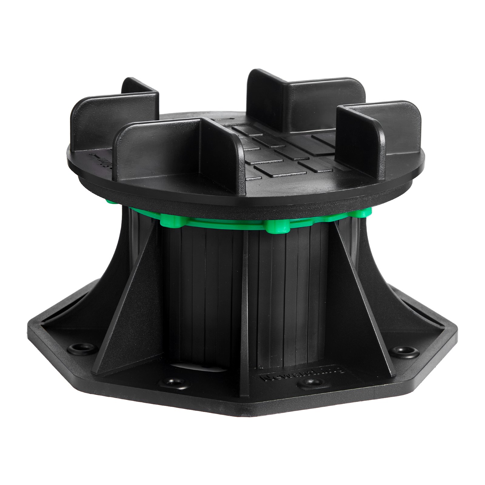 Wspornik VEVOR, wysokość regulowana od 90 do 118 mm, 8 szt. wsporników tarasowych, nośność 997,90 kg, stopka poziomująca, plastikowa podstawa do kostki brukowej, wspornik belki płytowej do drewna, betonu, metalu