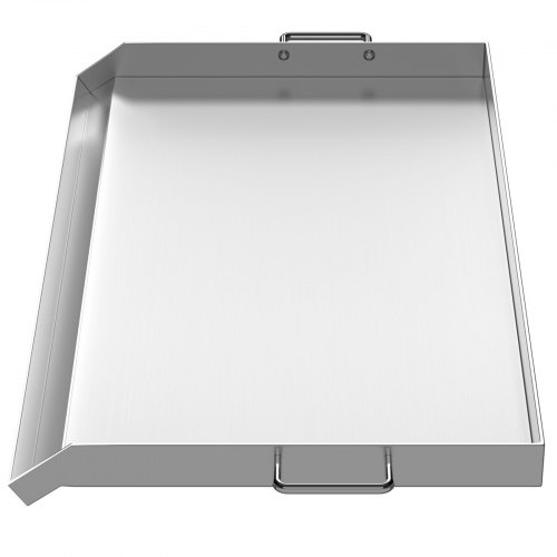 Płaski grill ze stali nierdzewnej 32 "x 17" do naczyń z potrójną patelnią