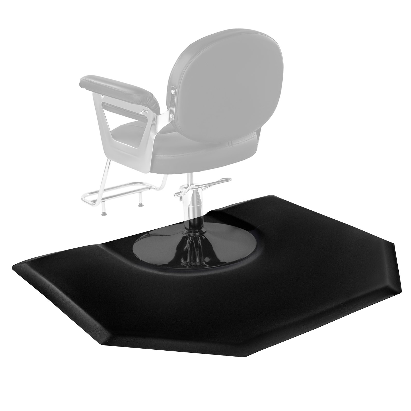 Mata podłogowa VEVOR do salonu fryzjerskiego, 1225 x 1505 mm, mata antyzmęczeniowa, mata stojąca, grubość 25 mm, łatwa do czyszczenia powierzchnia z tworzywa PVC i ścięte krawędzie zapobiegające potknięciom