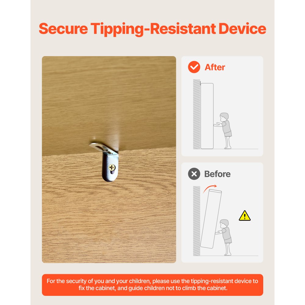 Komoda rattanowa VEVOR z 6 szufladami i metalowymi uchwytami, nowoczesna szafka rattanowa do sypialni, salonu i przedpokoju (144,5 x 45 x 79,5 cm)