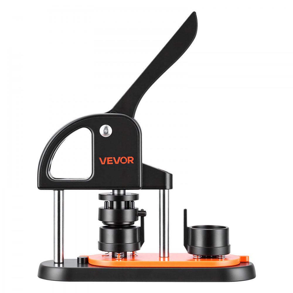 Maszyna do produkcji guzików VEVOR, 32 mm, 500 szt., prasa do guzików, prasa do guzików DIY, maszyna do produkcji guzików do personalizowanych odznak, w tym księga zaklęć i wycinarka kółek