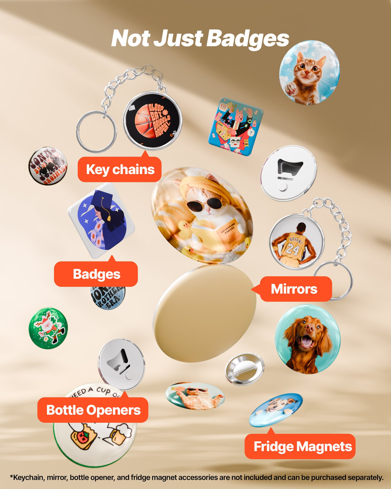 Prasa do dziurkowania identyfikatorów VEVOR 50 x 50 mm kwadratowa, maszyna do robienia pinów z blaszanymi przednimi osłonami, magnetycznymi tylnymi ściankami i ergonomicznym uchwytem, ​​maszyna do samodzielnego robienia identyfikatorów, niebieska