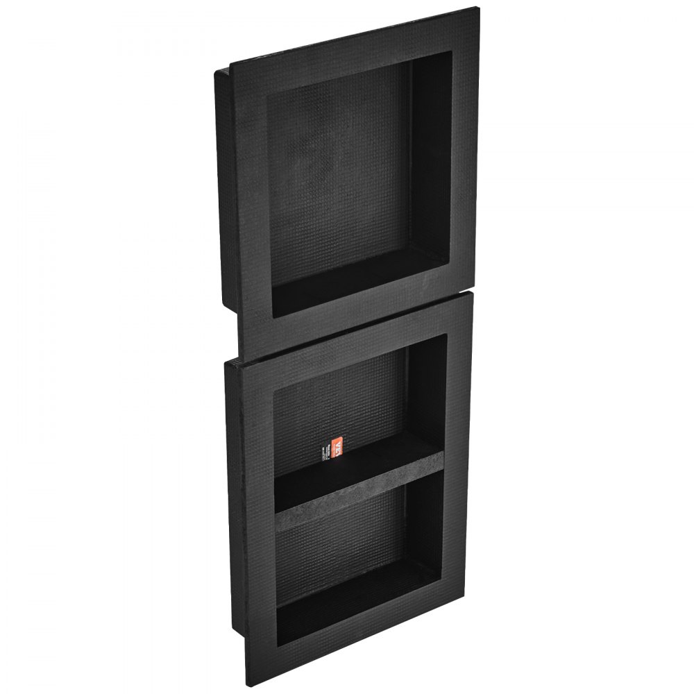 Nisza ścienna VEVOR 10x40,64x101,6 cm Nisza prysznicowa z możliwością wyłożenia płytkami, trójwarstwowa, wodoodporna, montaż wnęki, materiał na ścianę tylną (XPS, drewno, cement), odpowiednia do łazienki, sypialni, gabinetu