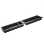 VEVOR Nisza prysznicowa, 16" x 32" + Nisza ścienna 16" x 32" z ruchomą półką, 4" grubości, nowoczesny organizer do przechowywania mydła i szamponu, czarny do łazienki z prysznicem