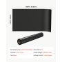 VEVOR 0.1 mm Plastic Sheeting 3.05 x 30.48 m Black Heavy Duty Polyethylene, Thick Plastic Roll for Garden, Drop Cloth Painters Tarp, Polyethylene Covering for Crawl Space Vapor Barrier, Weed Control