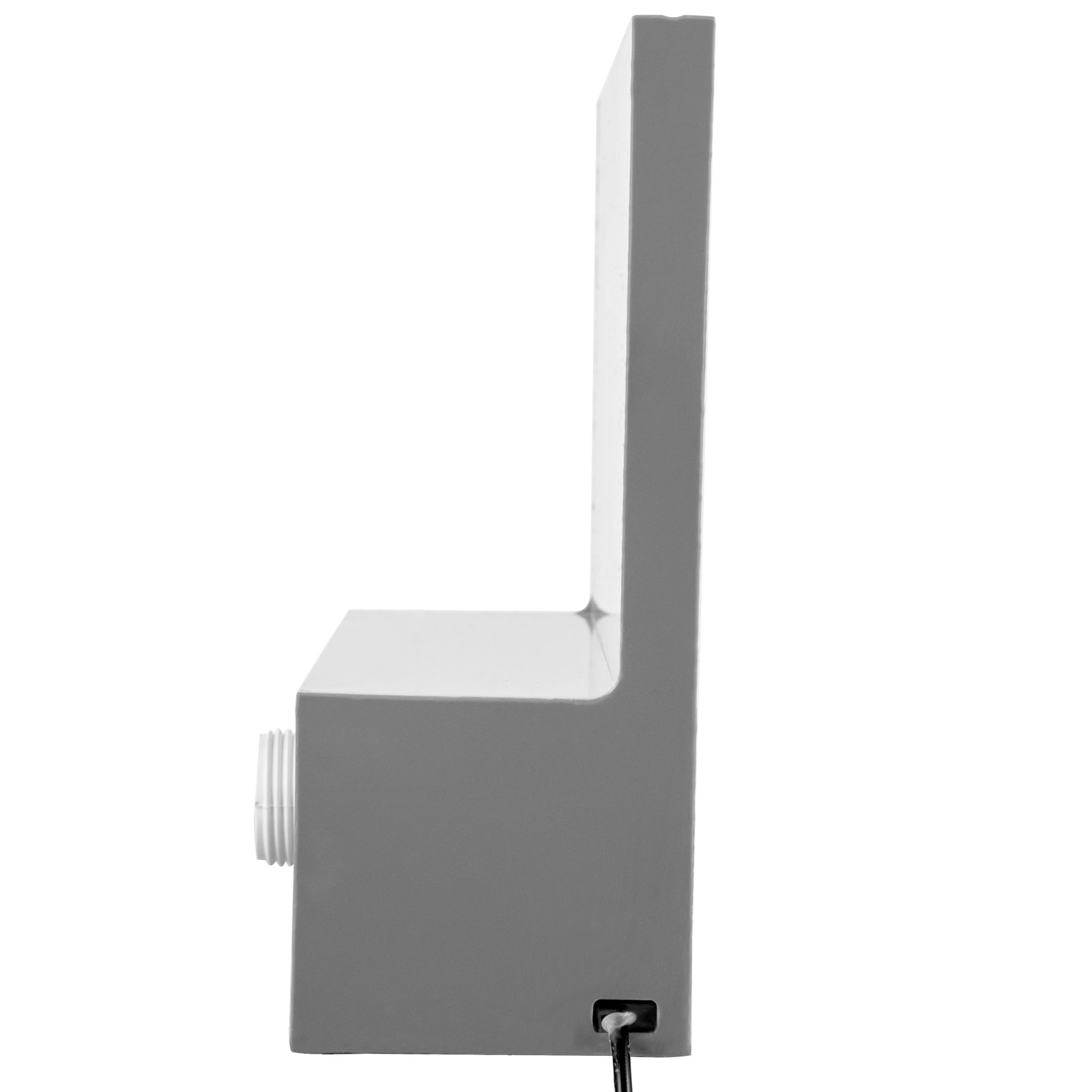 VEVOR Wodospad 30 x 8 x 21 cm, wodospad do oczka wodnego z akrylu, zestaw wodospadu i strumienia, kabel zasilający 5 m do murku ogrodowego, gabionowa fontanna do oczka wodnego, niebieski pasek, fontanna wodna do basenu