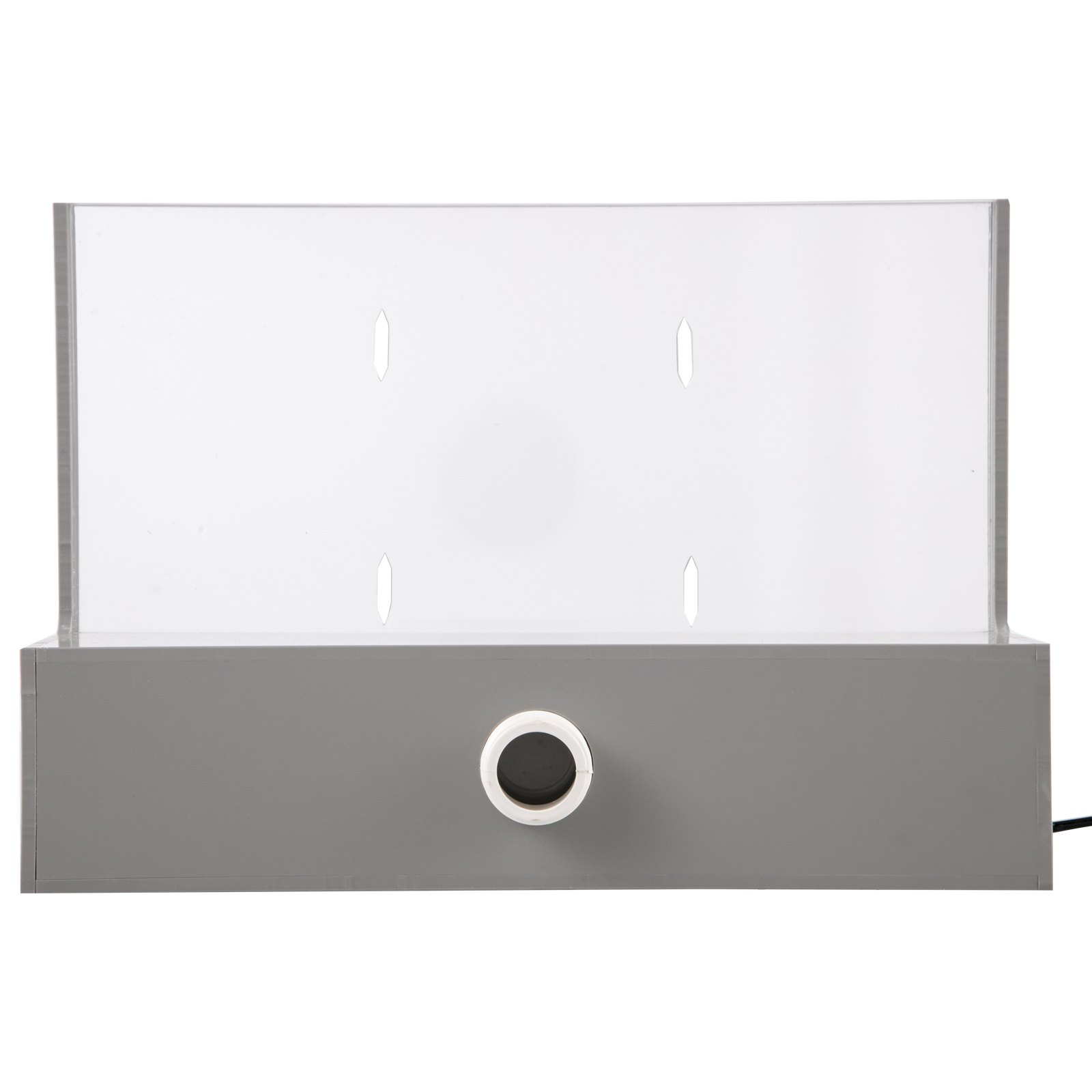 VEVOR Wodospad 30 x 8 x 21 cm, wodospad do oczka wodnego z akrylu, zestaw wodospadu i strumienia, kabel zasilający 5 m do murku ogrodowego, gabionowa fontanna do oczka wodnego, niebieski pasek, fontanna wodna do basenu