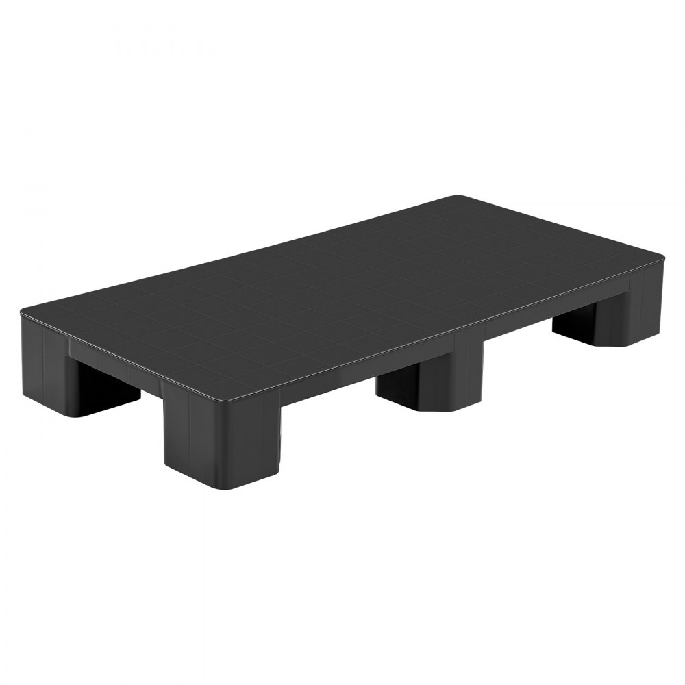 Paleta plastikowa VEVOR 1000x500x136 mm, uniwersalna, lekka paleta o nośności statycznej 1000 kg, zamknięta paleta przemysłowa z wejściem dwustronnym, składana paleta podłogowa do magazynu, garażu, supermarketu