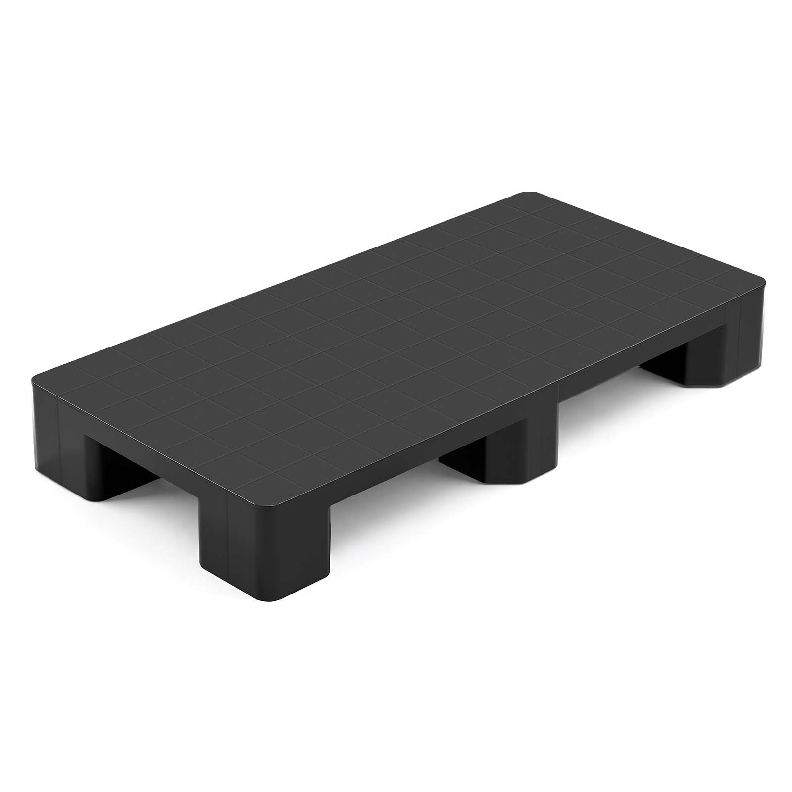 Paleta plastikowa VEVOR 1000x500x136 mm, uniwersalna, lekka paleta o nośności statycznej 1000 kg, zamknięta paleta przemysłowa z wejściem dwustronnym, składana paleta podłogowa do magazynu, garażu, supermarketu