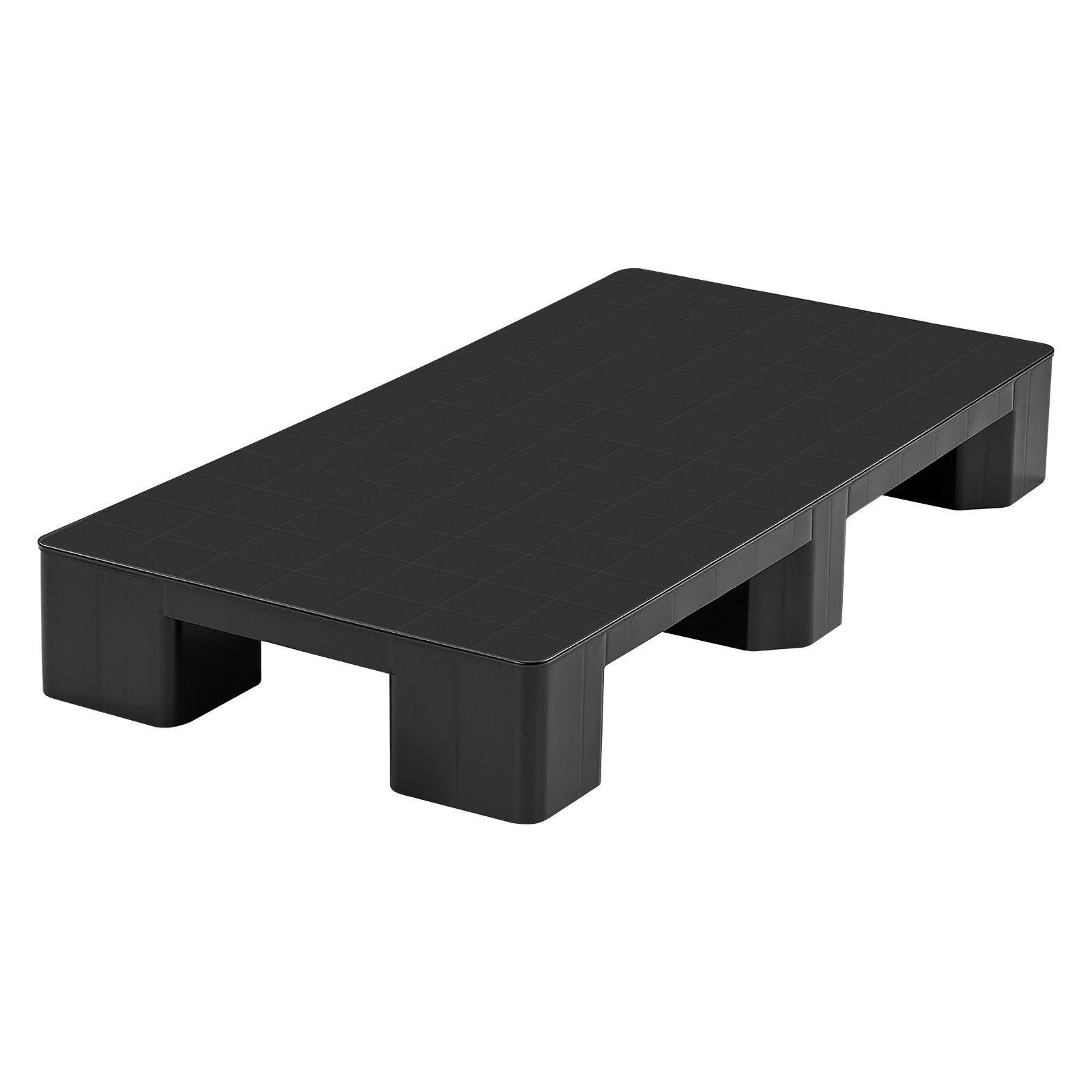 VEVOR 2 x Palety plastikowe 1000 x 500 x 136 mm, Uniwersalne lekkie palety o udźwigu statycznym 1000 kg, Zamknięte palety przemysłowe z wejściem dwustronnym, Palety podłogowe do magazynów, garaży, supermarketów