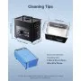 VEVOR Ultrasonic Cleaner, profesjonalne urządzenie do czyszczenia ultradźwiękowego z pokrętłem sterującym, pojemność 3 l, urządzenie czyszczące z koszykiem i kulką czyszczącą, ultradźwiękowa myjka do zegarków, maszynek do golenia, biżuterii i monet