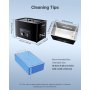 VEVOR Ultrasonic Cleaner, profesjonalne urządzenie do czyszczenia ultradźwiękowego z pokrętłem sterującym, 30 l, urządzenie czyszczące z koszykiem i kulką czyszczącą, ultradźwiękowa myjka do zegarków, maszynek do golenia, biżuterii, monet