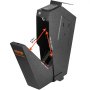 VEVOR Wall-Mounted Gun Safe/Pistol Safe, 1 Pistol, Fingerprint, Key or Password Lockable, Cold-Rolled Steel, 370x190x86 mm, Gun Cabinet/Wall Safe
