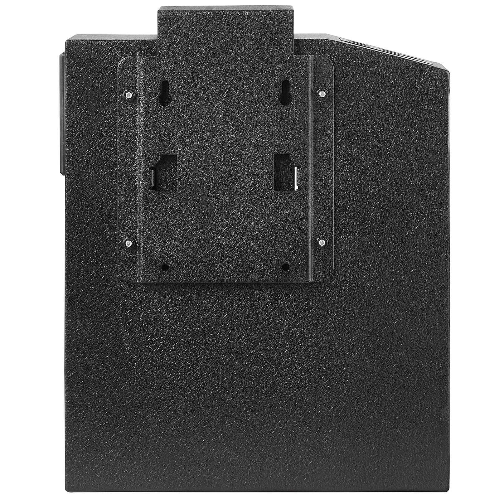 VEVOR Wall-Mounted Gun Safe/Pistol Safe, 1 Pistol, Fingerprint, Key or Password Lock, Cold-Rolled Steel, 320 x 255 x 95 mm, Gun Cabinet/Wall Safe
