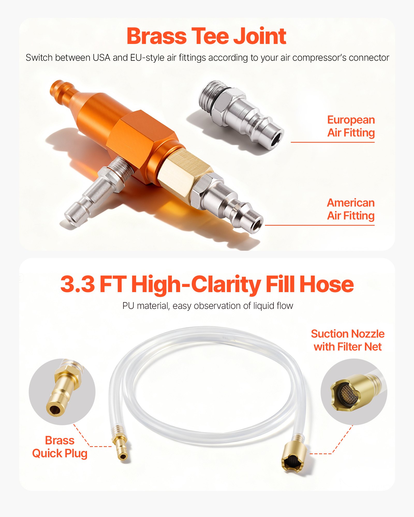 Zestaw do napełniania układu chłodzenia VEVOR Radiator Vacuum, narzędzie do napełniania i płukania układów chłodzenia pojazdów z manometrem i skrzynką narzędziową, uniwersalne, odpowiednie do większości samochodów osobowych, dostawczych, SUV-ów i ciężarówek