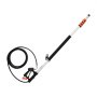 VEVOR 6358 mm telescopic high-pressure cleaner lance, telescopic spray tube, 4000 PSI telescopic spray wand with extension rods, brush head, swivel coupling, 7 nozzles, support strap, for gutters