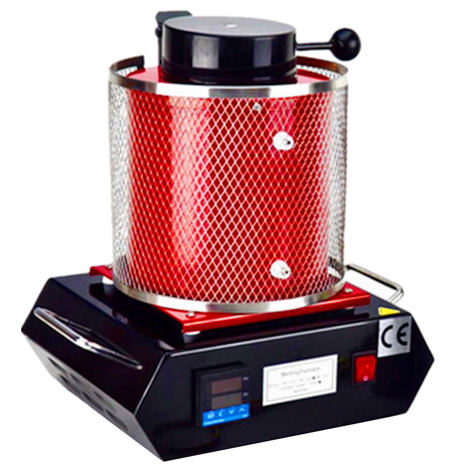 VEVOR Cyfrowy piec do topienia 180 W 2 kg Automatyczny piec do topienia czarnego złota Piec elektryczny do topienia biżuterii