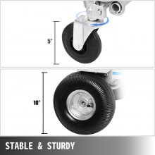 3 w 1 aluminiowy składany worek wózek ręczny wózek samochodowy Heavy Duty składany