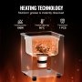 VEVOR Ultrasonic Cleaner 1.3L Profesjonalna maszyna czyszcząca 60 W z timerem i grzałką, cyfrowa ultradźwiękowa myjka 40 kHz z koszem do zegarków, szkieł, uchwytów na biżuterię, części przemysłowych, narzędzi i okularów