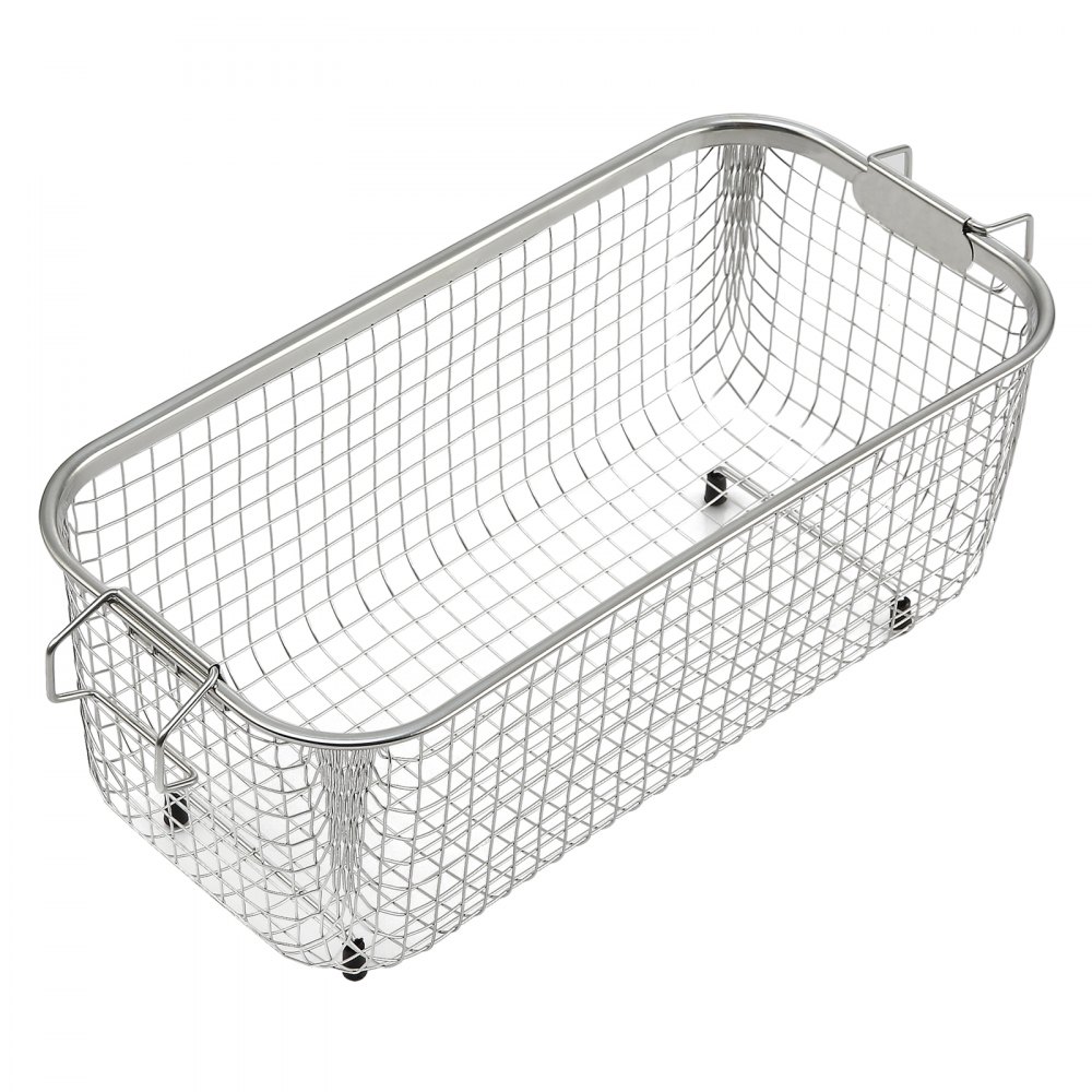 VEVOR Ultradźwiękowy środek czyszczący Urządzenie do czyszczenia stali nierdzewnej o mocy 300 W, 6 l Urządzenie do czyszczenia ultradźwiękowego z wyświetlaczem cyfrowym 0–30 min. Czyszczenie ultradźwiękowe biżuterii, okularów, zegarków itp.