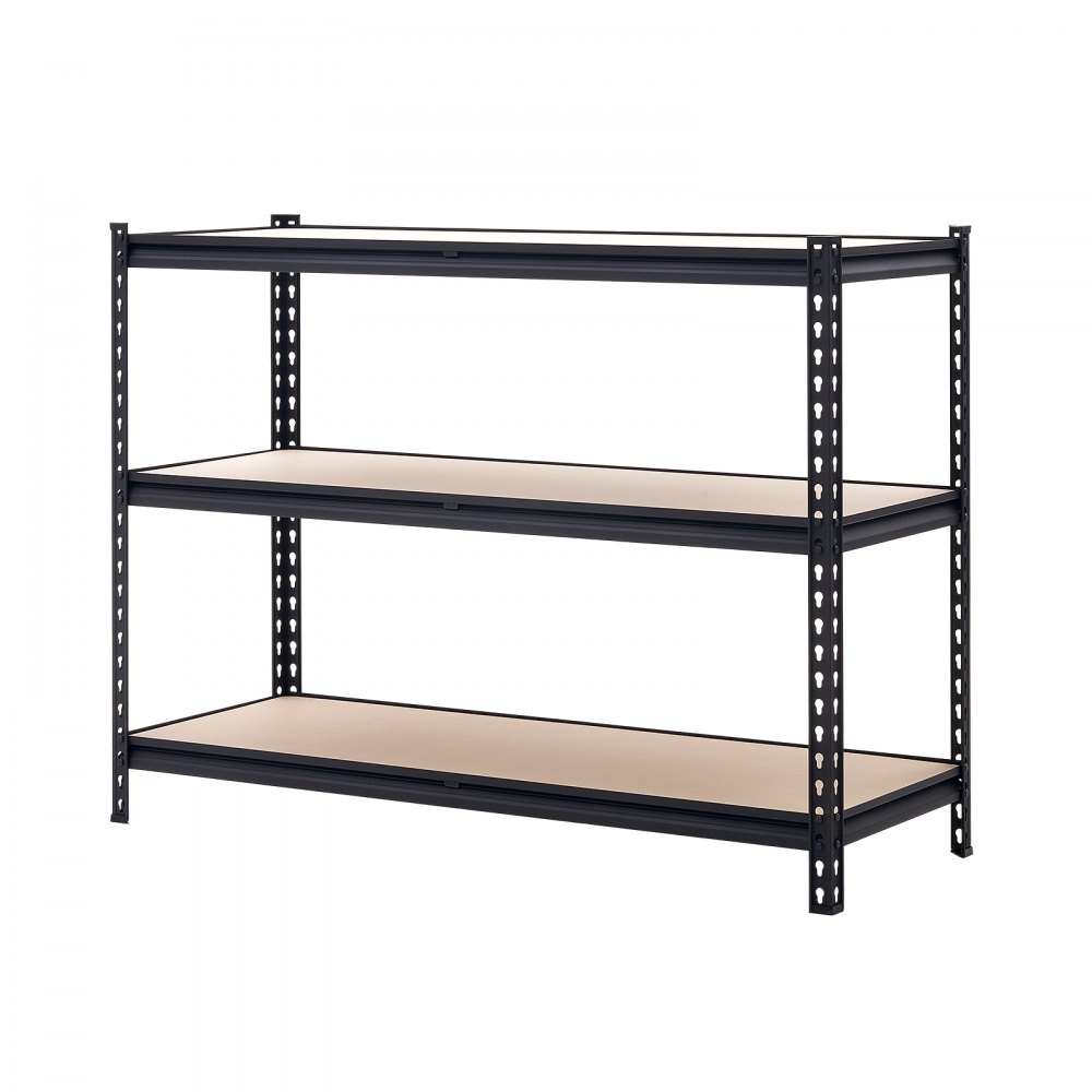 VEVOR Storage Shelves, 5-Tier Adjustable, 907.2 kg Capacity, Heavy Duty Garage Storage Shelving Unit, Metal Utility Rack Shelf, for Garage Warehouse Basement Kitchen, 1228 mm W x 459 mm D x 1813 mm H