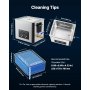 VEVOR 10L Ultrasonic Cleaner, Professional Ultrasonic Cleaner Machine with Cleaning Basket & Digital Display, 180W Stainless Steel 40kHz Cleaning Machine for Watches, Razors, Jewelry, Coins, and More