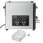 VEVOR 10 L Myjka ultradźwiękowa, profesjonalna maszyna do czyszczenia ultradźwiękowego z koszem czyszczącym i wyświetlaczem cyfrowym, 180 W, stal nierdzewna, 40 kHz, przemysłowa maszyna do czyszczenia części, gaźników i instrumentów