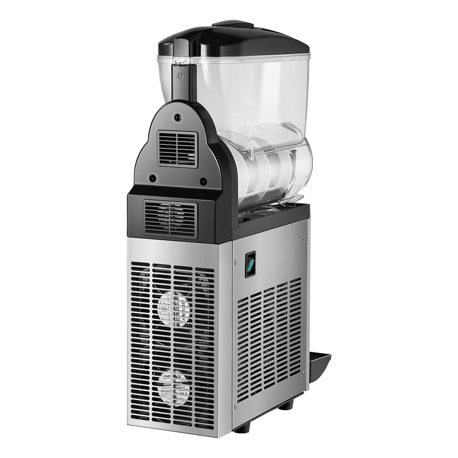 VEVOR Maszyna do Mrożonych Napojów Pośniegowych 15 L Komercyjna Maszyna do Margarity 500 W Gładka Maszyna Materiał Wysokiej Jakości Łatwy w Użyciu aby Usprawnić i Zwiększyć Obsługę Mrożonych Napojów