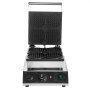 VEVOR Commercial Waffle Iron/Waffle Machine, 1750W, Non-Stick Belgian Waffle Iron, Stainless Steel with Temperature and Time Control, for Restaurants, Bakeries, and Snack Bars, Makes 4 Round Waffles