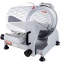 VEVOR Commercial Meat Slicer 320W, Electric Slicer Food Cutter with 12-inch Carbon Steel Blade, 0-15mm Adjustable Thickness for Meat