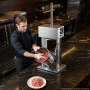 VEVOR Electric Sausage Stuffer 25L Vertical Meat Maker Stainless Steel, for Commercial Use, Stepless Speed Control Meat Stuffer, Sausage Filler Kit, 4 Filling Tubes & Foot Pedal, CE Approved
