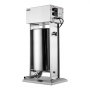 VEVOR Electric Sausage Stuffer 25L Vertical Meat Maker Stainless Steel, for Commercial Use, Stepless Speed Control Meat Stuffer, Sausage Filler Kit, 4 Filling Tubes & Foot Pedal, CE Approved