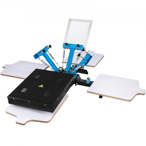Zestaw do sitodruku stół do sitodruku 3 kolory 1 stacja z jednym kołem suszarki