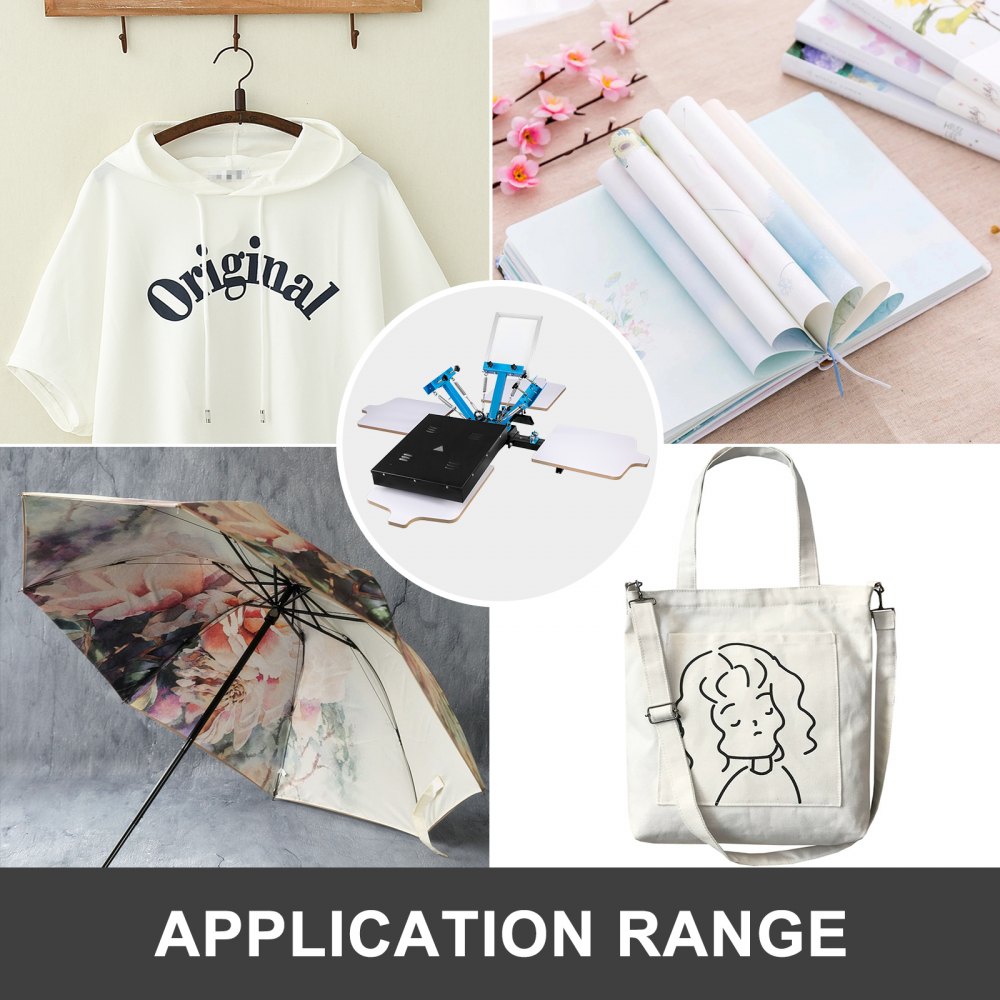 Zestaw do sitodruku stół do sitodruku 3 kolory 1 stacja z jednym kołem suszarki