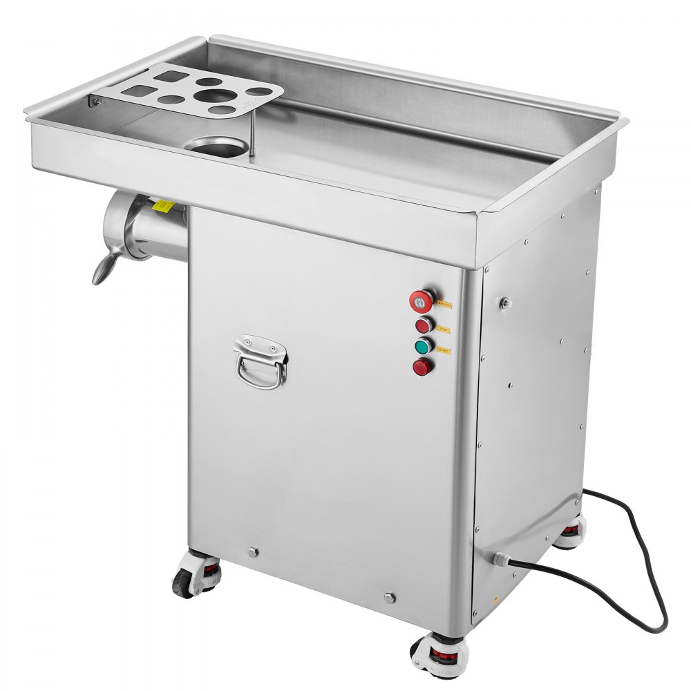 Maszynka do mielenia mięsa VEVOR 16,65 kg/min, 4000 W, elektryczna maszynka do mielenia mięsa z ostrzami i płytkami mielącymi, elektryczna maszyna do kiełbas, komercyjna maszynka do mielenia mięsa ze stali nierdzewnej do kuchni, restauracji, sklepu mięsnego