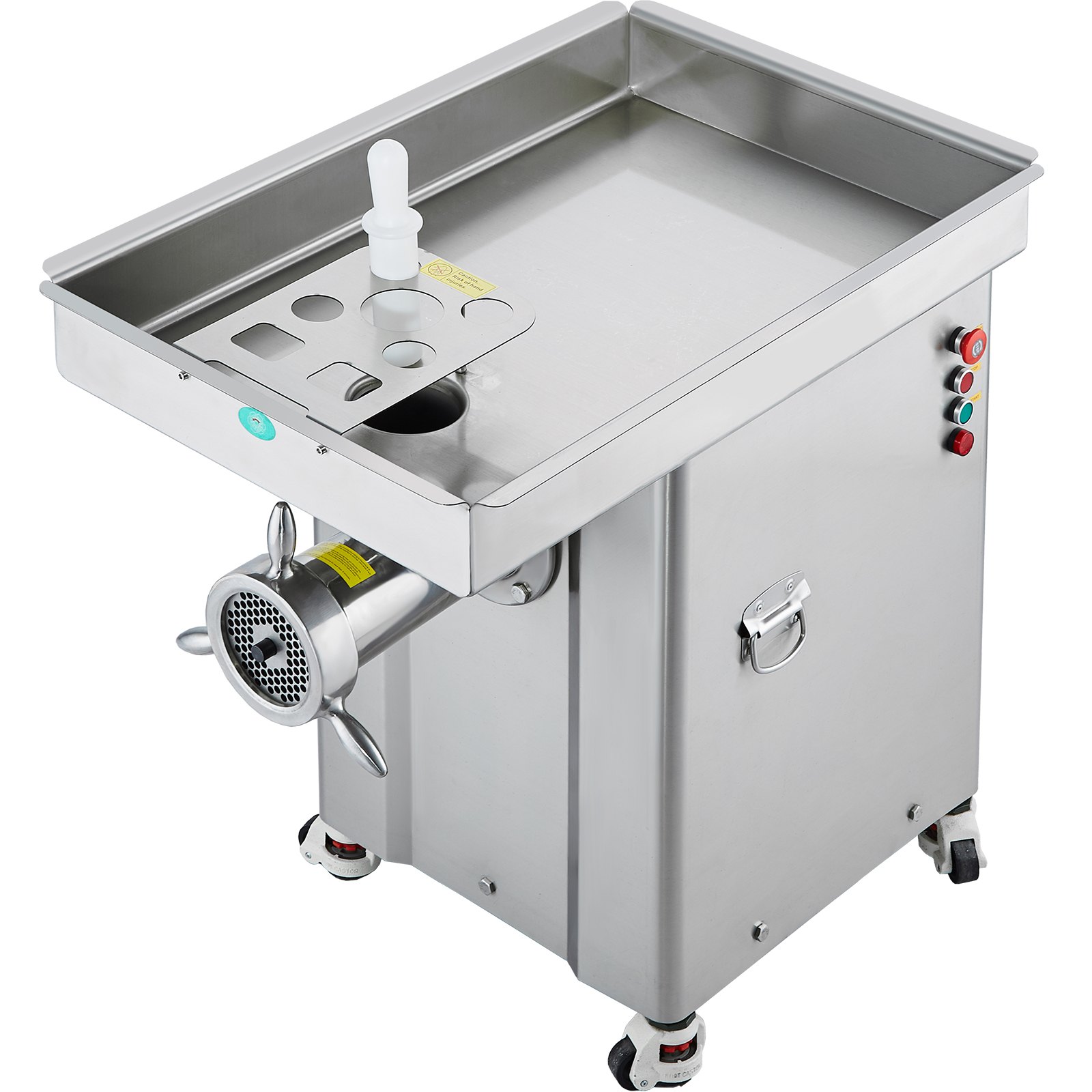 Maszynka do mielenia mięsa VEVOR 16,65 kg/min, 4000 W, elektryczna maszynka do mielenia mięsa z ostrzami i płytkami mielącymi, elektryczna maszyna do kiełbas, komercyjna maszynka do mielenia mięsa ze stali nierdzewnej do kuchni, restauracji, sklepu mięsnego