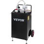 VEVOR Fuel Caddy Zbiornik paliwa o pojemności 30 galonów, 2 koła, z ręczną pompą, czarny