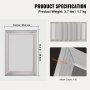 VEVOR 6-częściowa aluminiowa rama sitowa do prasy do sitodruku, 10 x 14 cali, akcesoria do maszyn do sitodruku, 110 oczek, odporna na kwasy i nieodkształcalna, do poszewek na poduszki, tkanin, papieru, papieru ksero itp.