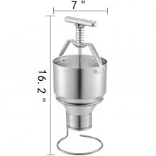 Ręczny ekspres do pączków Dozownik do pączków ze stali nierdzewnej 5-litrowa maszyna do przekąsek
