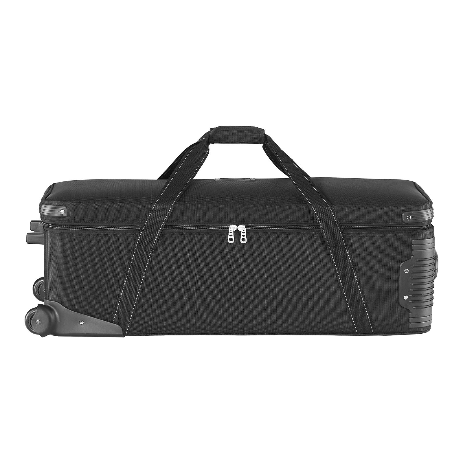 Wózek studyjny VEVOR 100x38x32 cm, torba transportowa, pokrowiec na sprzęt studyjny, torba studyjna na kółkach, torba z kółkami, paski, wyściełana komora, uchwyt, na statywy oświetleniowe, statywy, teleskopy