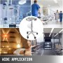 VEVOR Wózek Laboratoryjny Mobilny wózek na kółkach do skanera ultradźwiękowego z regulacją wysokości