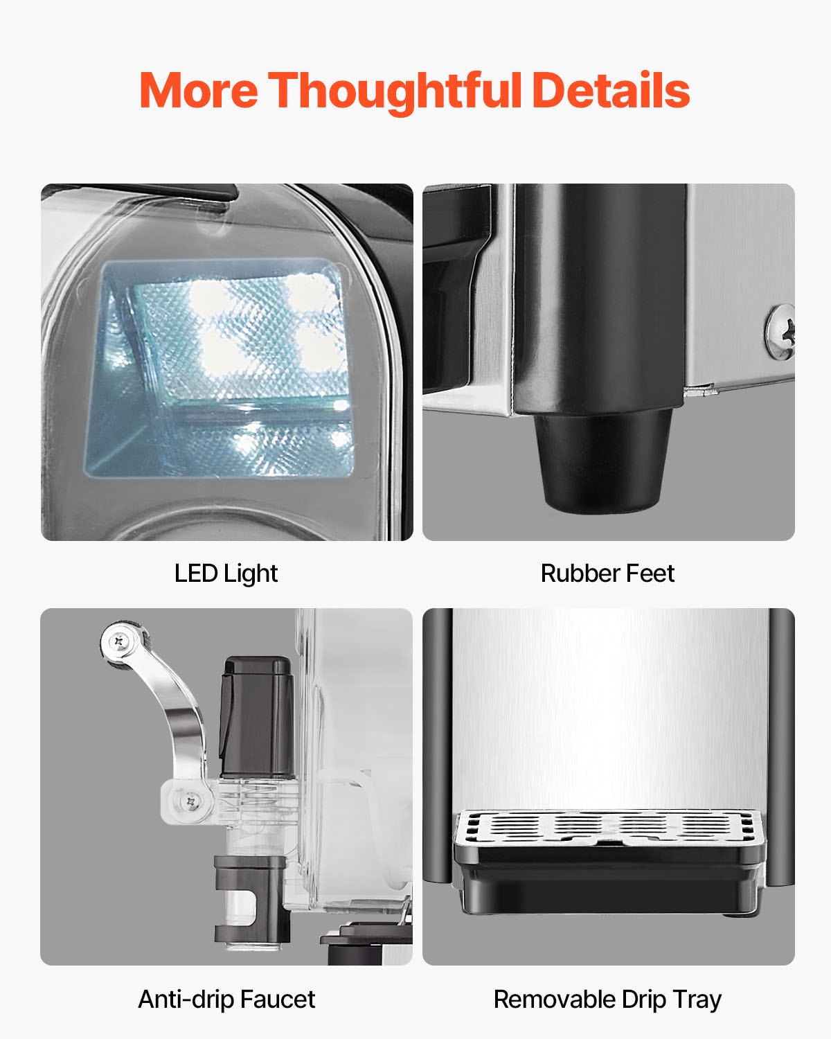 VEVOR Komercyjna maszyna do lodu kruszonego 3 l z jednym zbiornikiem, maszyna do mrożonych napojów, 12 filiżanek, stal nierdzewna, maszyna do lodu kruszonego z klawiaturą, do lodów miękkich na imprezy, do restauracji, kawiarni, barów, czarna