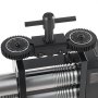 VEVOR Rolling Mill 4-in-1 Round Flat Square Half-Round Pressing Roller Mill, Manual Jewelry DIY Tool, 0.03-7 mm Adjustable Thickness, Stable & Even Rolling, for Ductile Metals, Gold, Silver, Copper